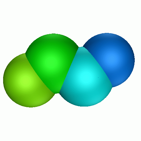 fundamental domain from inside hyperbolic space of group generated by element with trace .5333+.95i